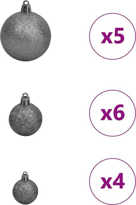 Produktbild vidaXL Weihnachtsbaum Dekoration (150 cm)