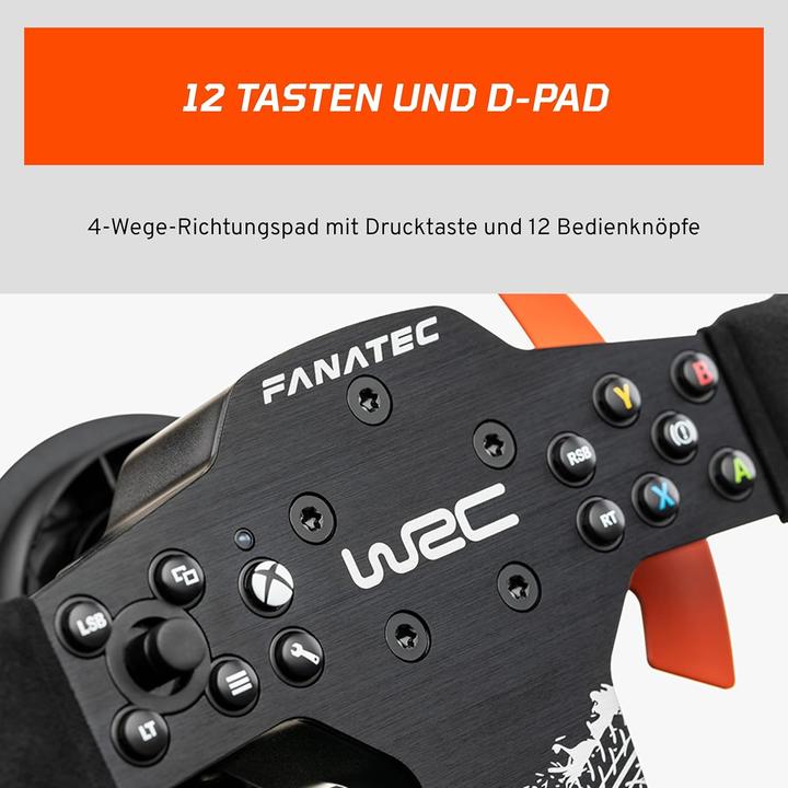 Actual product image Fanatec CSL Elite Steering Wheel WRC Pure - Wheel - PC (PC, Xbox One S, Xbox One X, Xbox Series S, Xbox Series X)