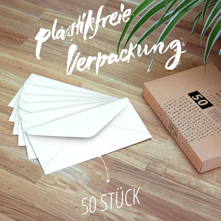 Immagine prodotto Japun Briefumschläge DIN lang (DIN lungo (11 x 22 cm), 50 x)