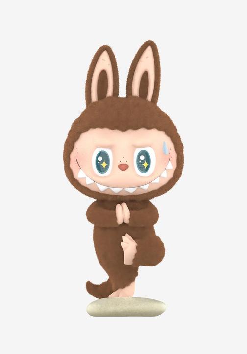 Actual product image Pop Mart Labubu The Monsters Lazy Yoga Series Figures Sealed Case (Einzelpack)