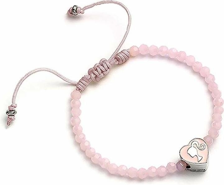 Produktbild Carat BARBIE - Bracelet de Perles Rose - Coeur (17 cm)