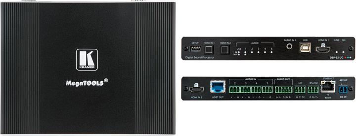 Image du produit DSP-62-UC - Matrice audio 6x2 PoE
