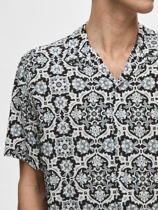 Produktbild Selected Gemustertes Kurzarmhemd (L)