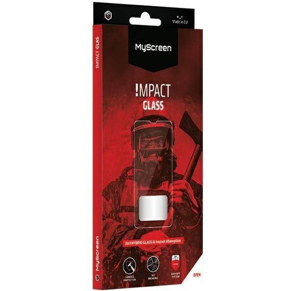 MyScreen Protector MS ImpactGLASS iPhone 14 Pro Max 6.7 HybrydGlass 8H (1 pz., Apple iPhone 14 Pro Max), Pellicola protettiva smartphone, Nero