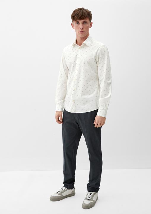 Produktbild s.Oliver Hemd Slim: Hemd aus Baumwollstretch (L)