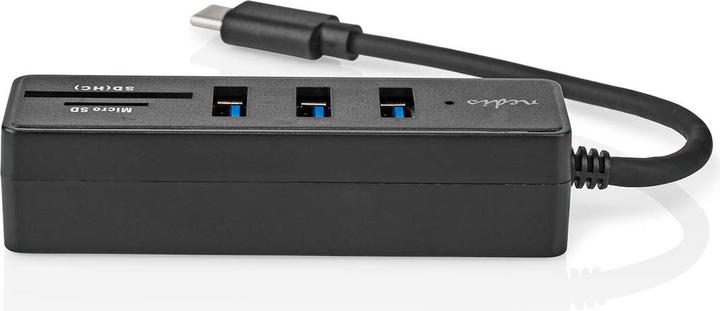Image du produit Nedis Hub USB | 1x USB-C™ | 3x USB A femelle | 5 port(s) | USB 3.2 Gen 1 | Alimenté par (USB-C, 5 ports)