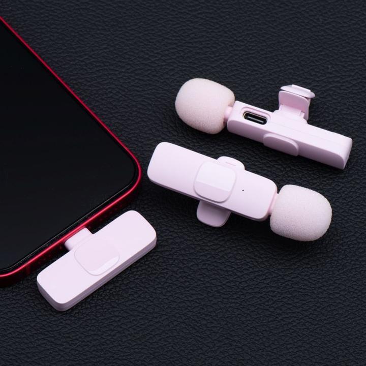 Actual product image OEM Other Computer Accessory Wireless lavalier microphone Lightning double (2 in set) K1 pink