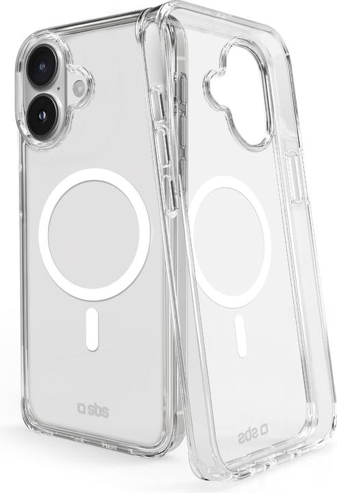 Actual product image SBS Light Mag Cover compatible for iPhone 16 transparent (Apple iPhone 16)