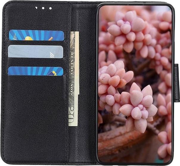 Produktbild MU Classic Litchi Leder Bookcover Series (Motorola Edge)