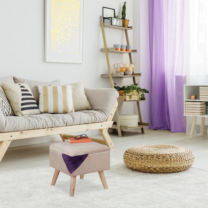 Image du produit Relaxdays Tabouret velours