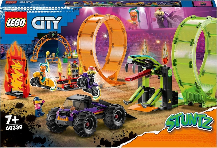Produktbild LEGO Stuntshow-Doppellooping (60339, LEGO City)
