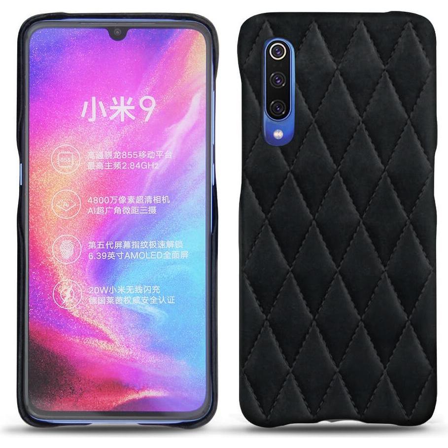 Noreve Lederschutzhülle (Xiaomi Mi 9), Smartphone Hülle, Schwarz