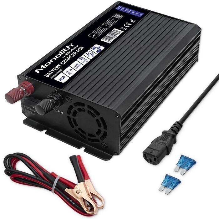 Immagine prodotto Qoltec ładowarka Do Akumulatorów Lifepo4 Agm Gel Sla | 40a | 12v (12V, 40 A)