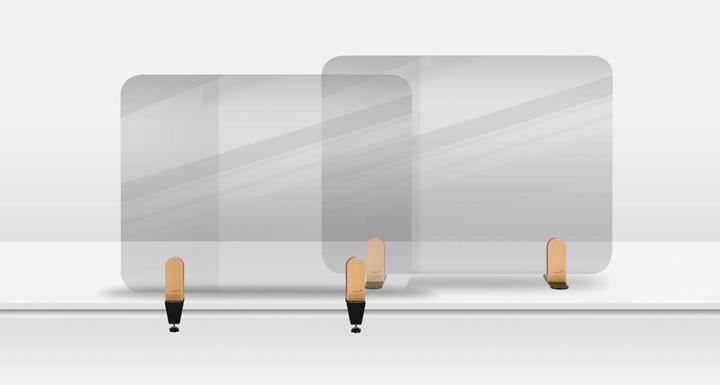 Produktbild Legamaster ELEMENTS Tischtrennwand Halterungen