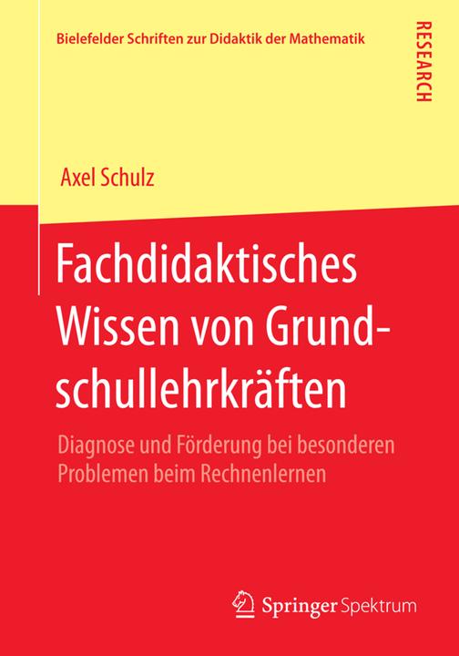 Produktbild Fachdidaktisches Wissen von Grundschullehrkräften (Deutsch, Axel Schulz, 2015)