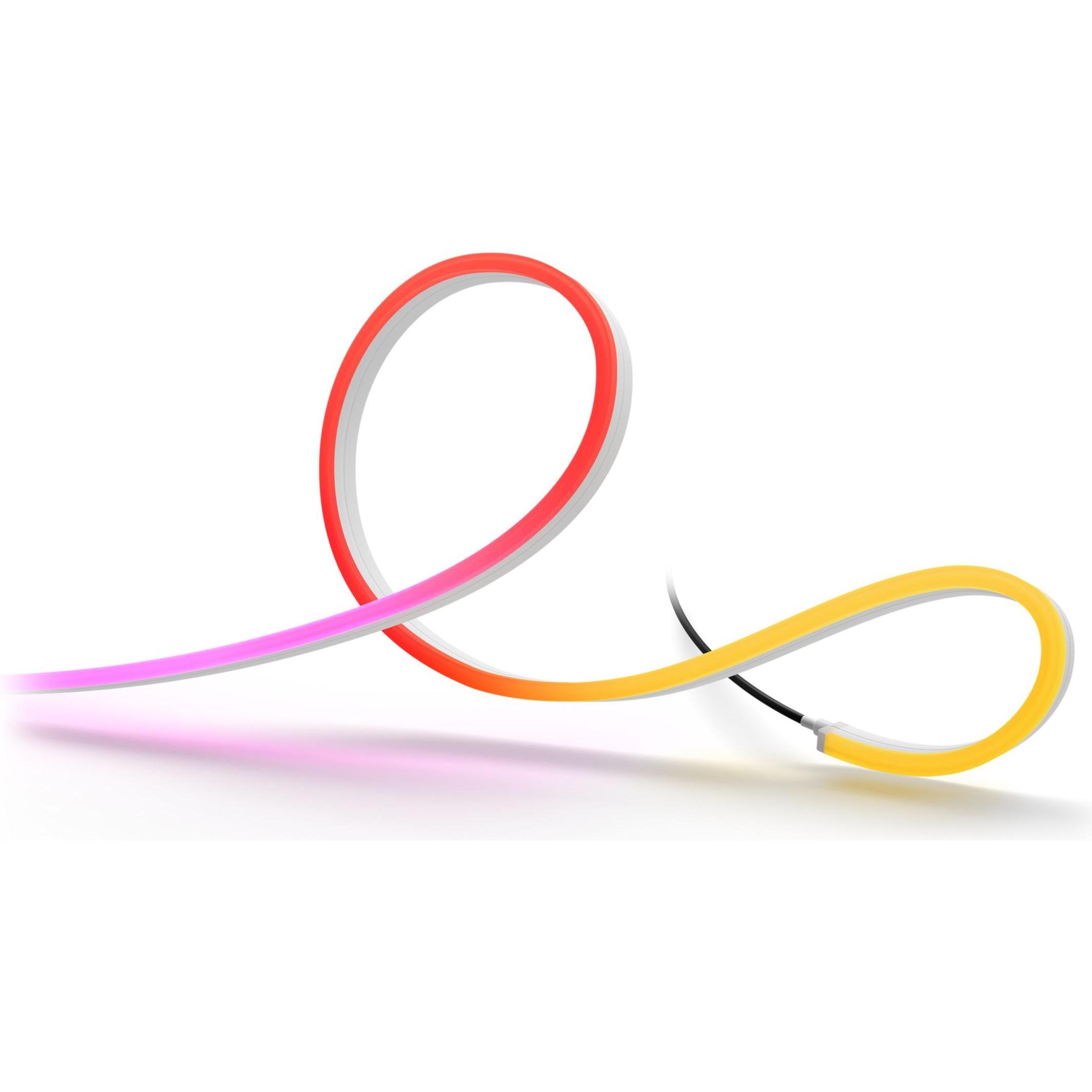 Philips Hue, Striscia LED, Neon Gradient Outdoor Lightstrip (RGBW, 500 cm, Esterno)