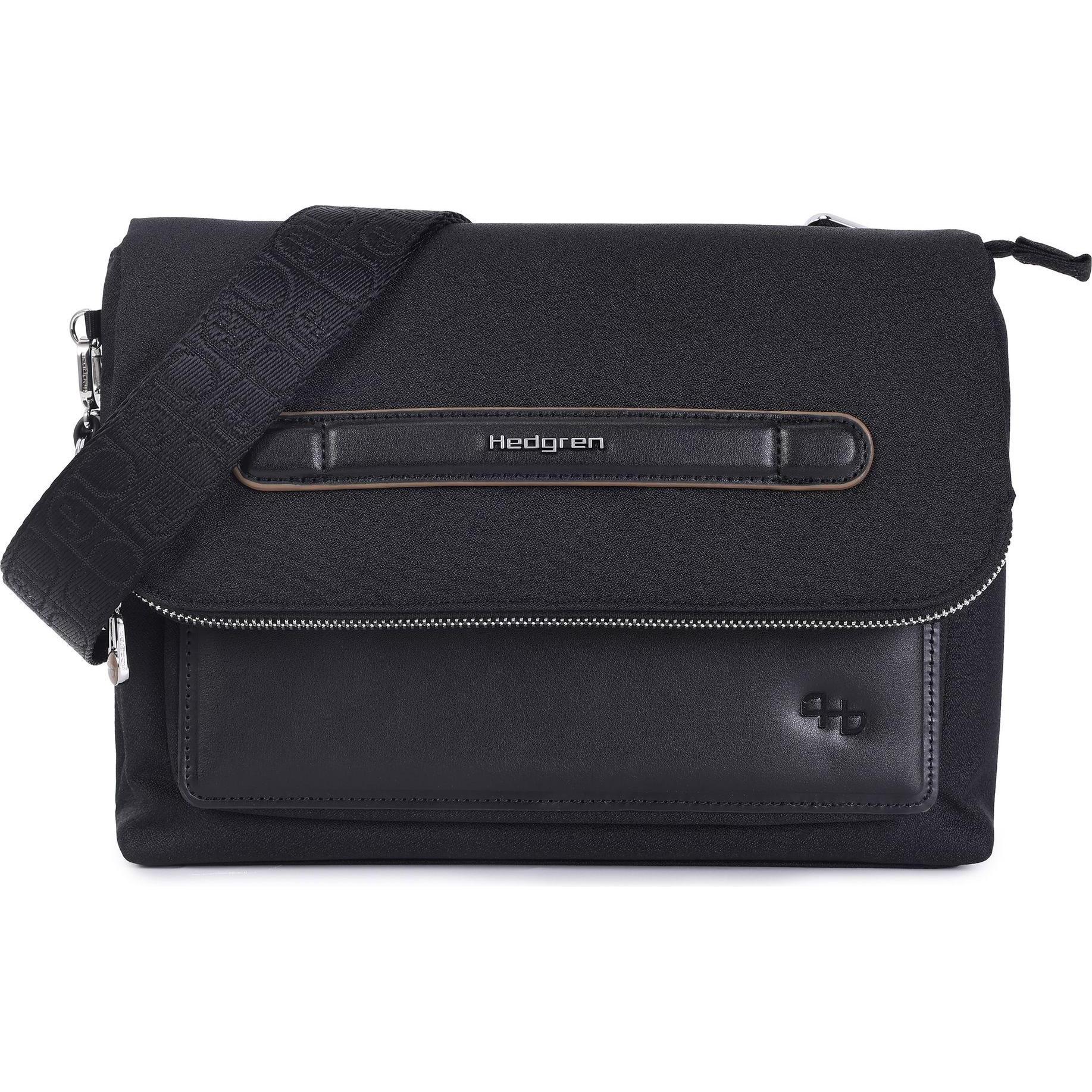 Hedgren, Handtasche, Fika Umhängetasche RFID 28,5 cm, Schwarz