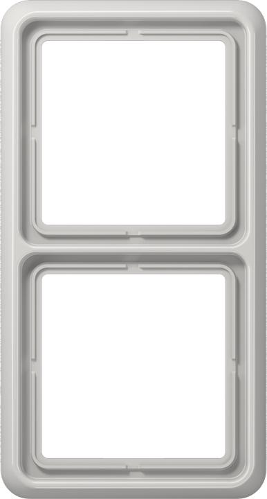 Actual product image JUNG Mounting frame 2f lgr glz CD / CD 500 Kst CD582WULG