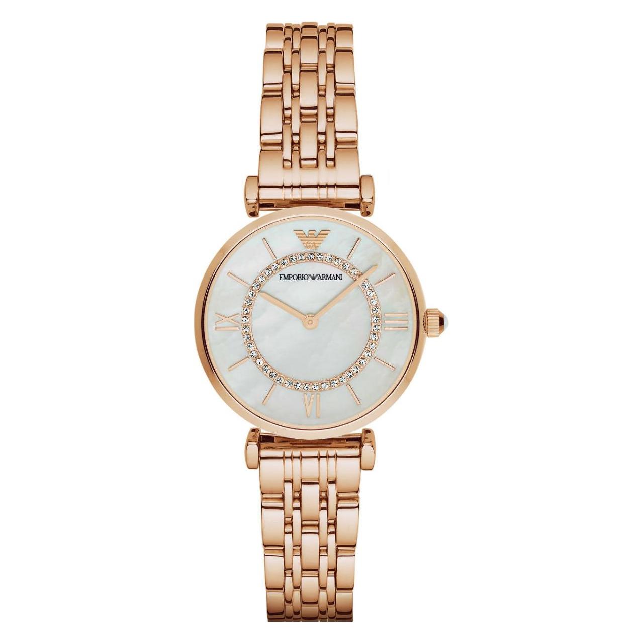 Emporio Armani, Horloge, Gianni T-Bar, Goud, (Analoog Horloge, 32 mm)