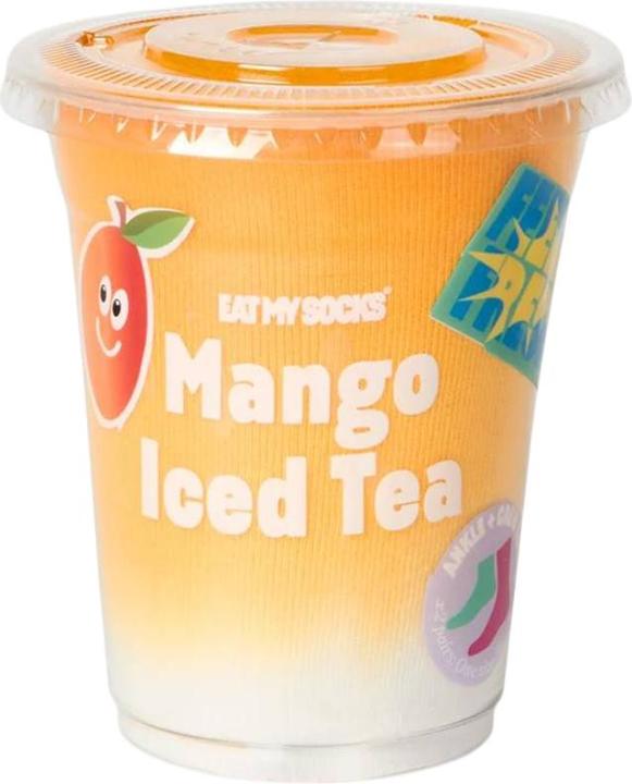 Actual product image Eat My Socks Socks, Iced Tea Mango, 2 (One size)