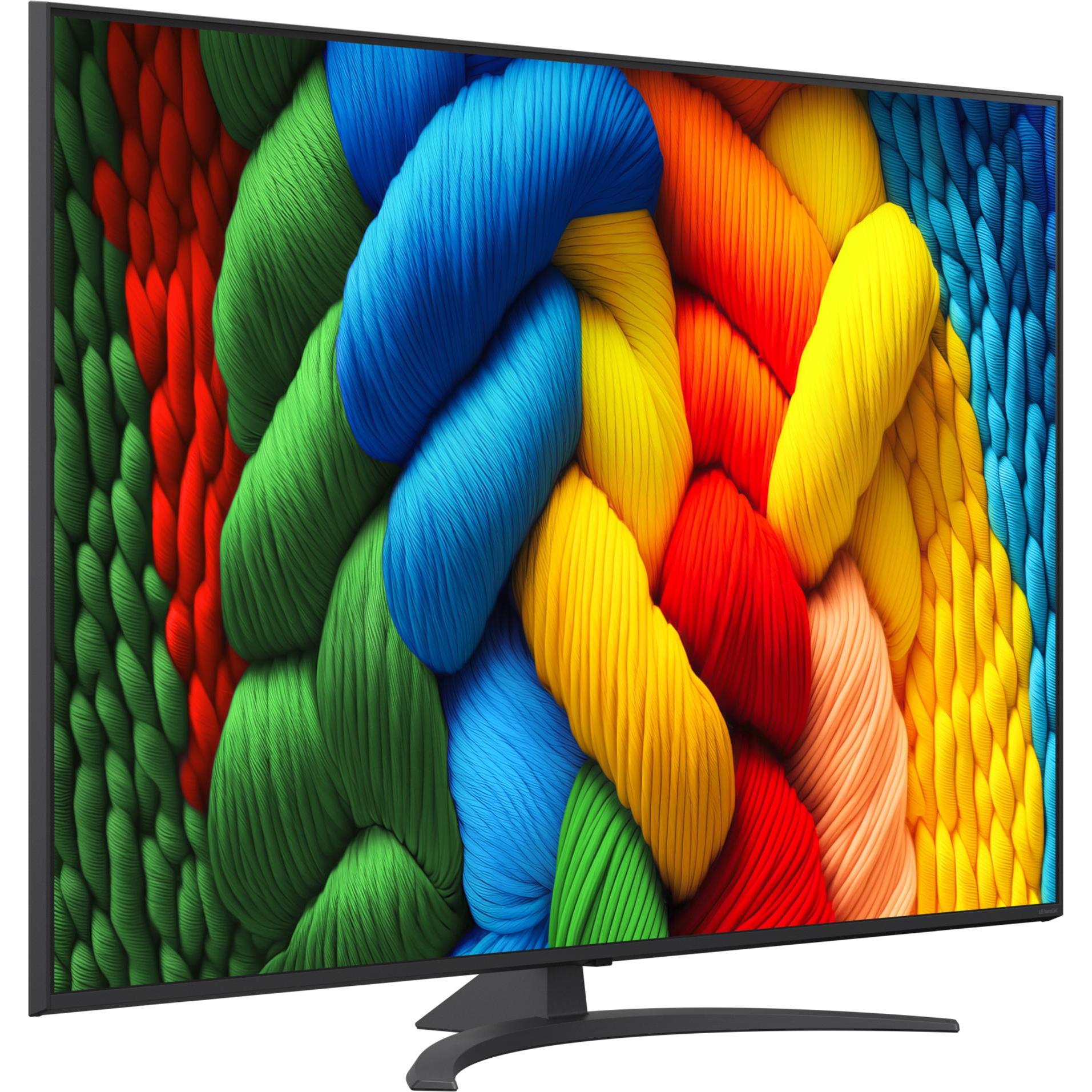 LG 65NANO81A6A (65", NANO81, Nano-Cell, 4K, 2025), TV, Schwarz