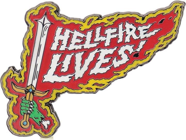 Fanattik Stranger Things Ansteck-Pin Hellfire Lives Limited Edition