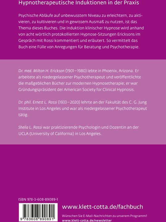Actual product image Hypnose (German, Milton H. Erickson, 2009)
