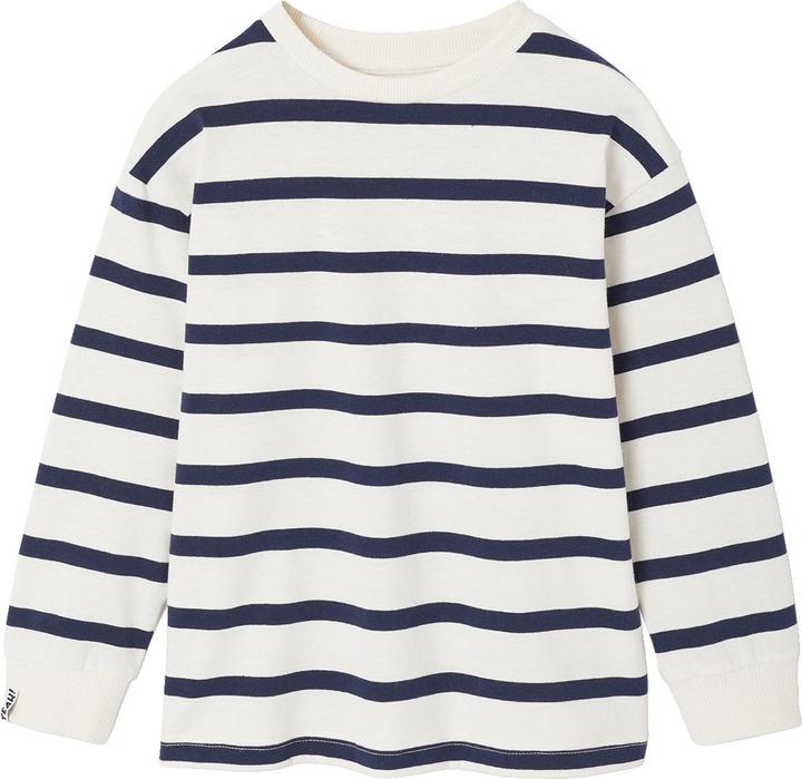 Actual product image Vertbaudet Gestreiftes Jungen Rundhals-Shirt mit Recycling-Baumwolle (92)