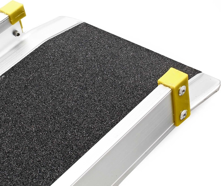 Produktbild Wiltec 2x Auffahrrampe Teleskop Rampe 270kg klappbar Aluminium Laderampe Auffahrschiene