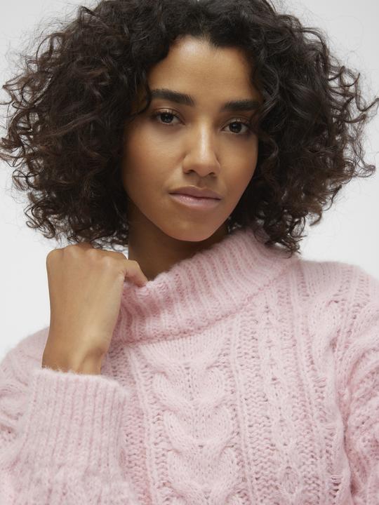 Produktbild Vero Moda VMDREAM LS HIGHNCK CROP PULLOVER GA EXC Strickpullover (XL)