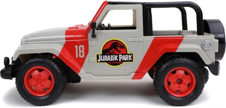 Actual product image Jada RC Jurassic Park Jeep Wrangler 1:16