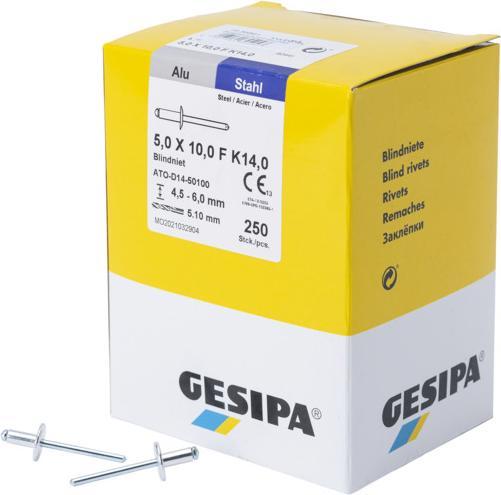 Produktbild Gesipa Blindniet.5,0x10 F Alu (250)