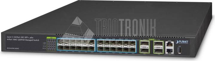 Actual product image Planet XGS-6350-24X4C Network Switch Managed L3 None 1U (24 ports)