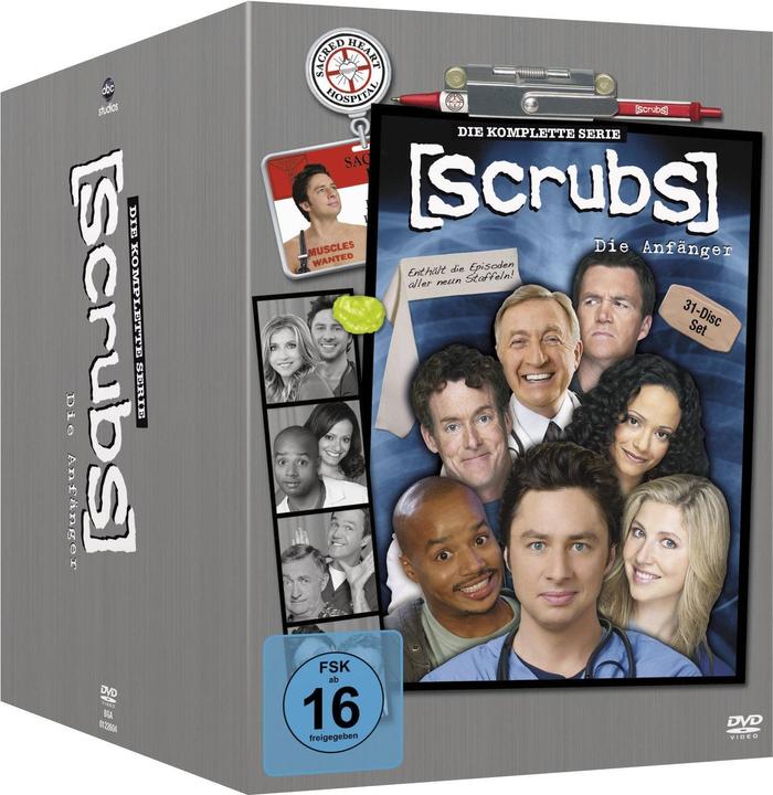 Scrubs: Die Anfänger Staffel 1-9 (DVD, 2013, Deutsch, Englisch)