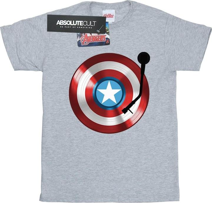 Produktbild Captain America Turntable TShirt Jungen (152, 158)