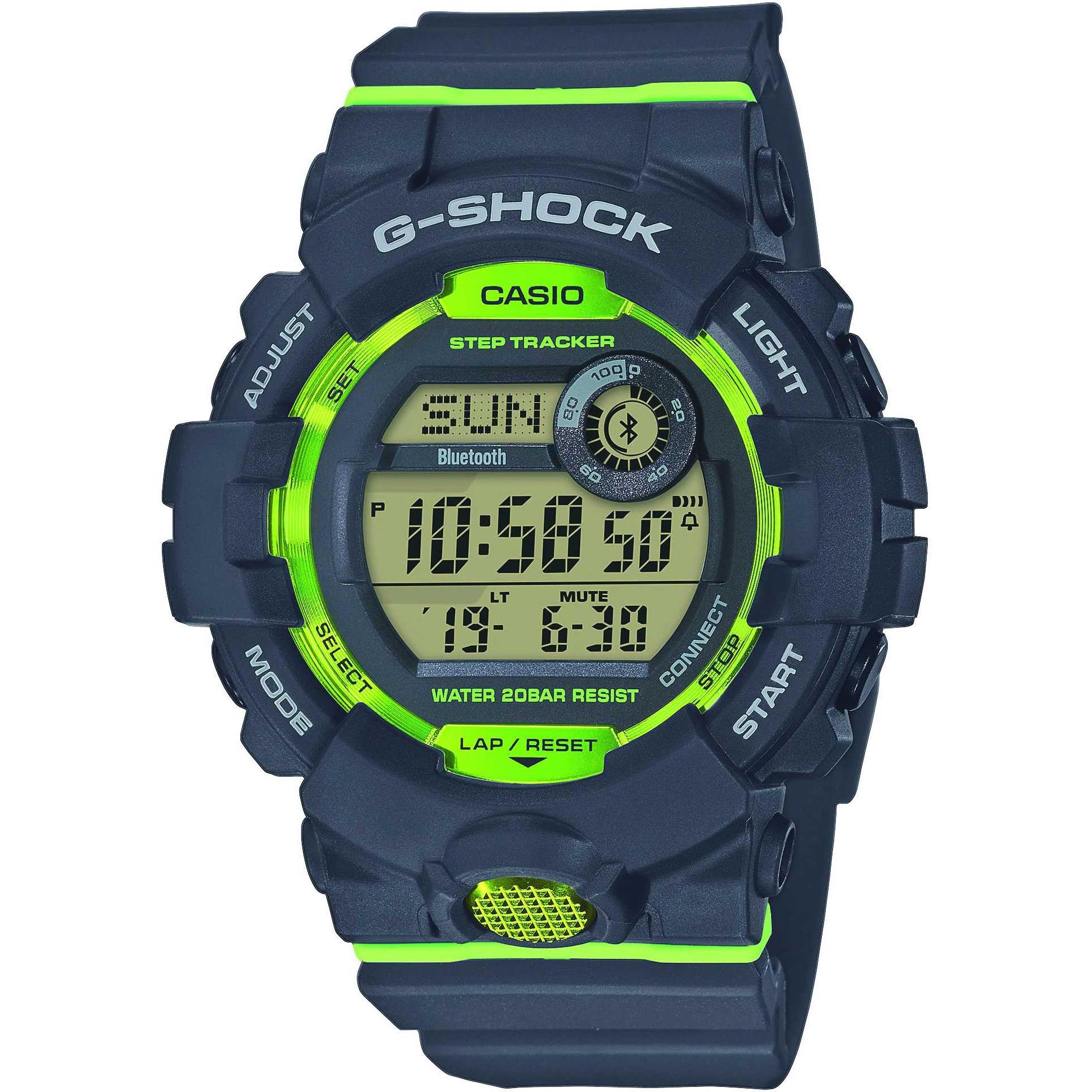 G-Shock Nero Orologio Da Polso, Gbd-800-8Er, (Orologio Digitale, Orologio Interconnesso, Orologio Sportivo, 48.60 Mm)