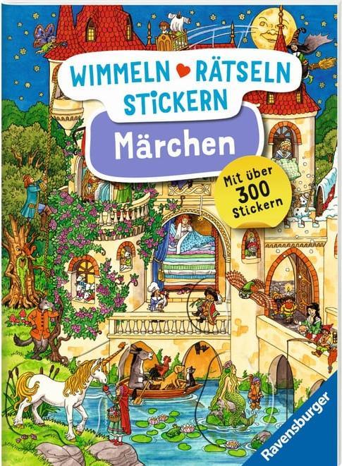 Ravensburger Wimmeln, Rätseln, Stickern: Märchen