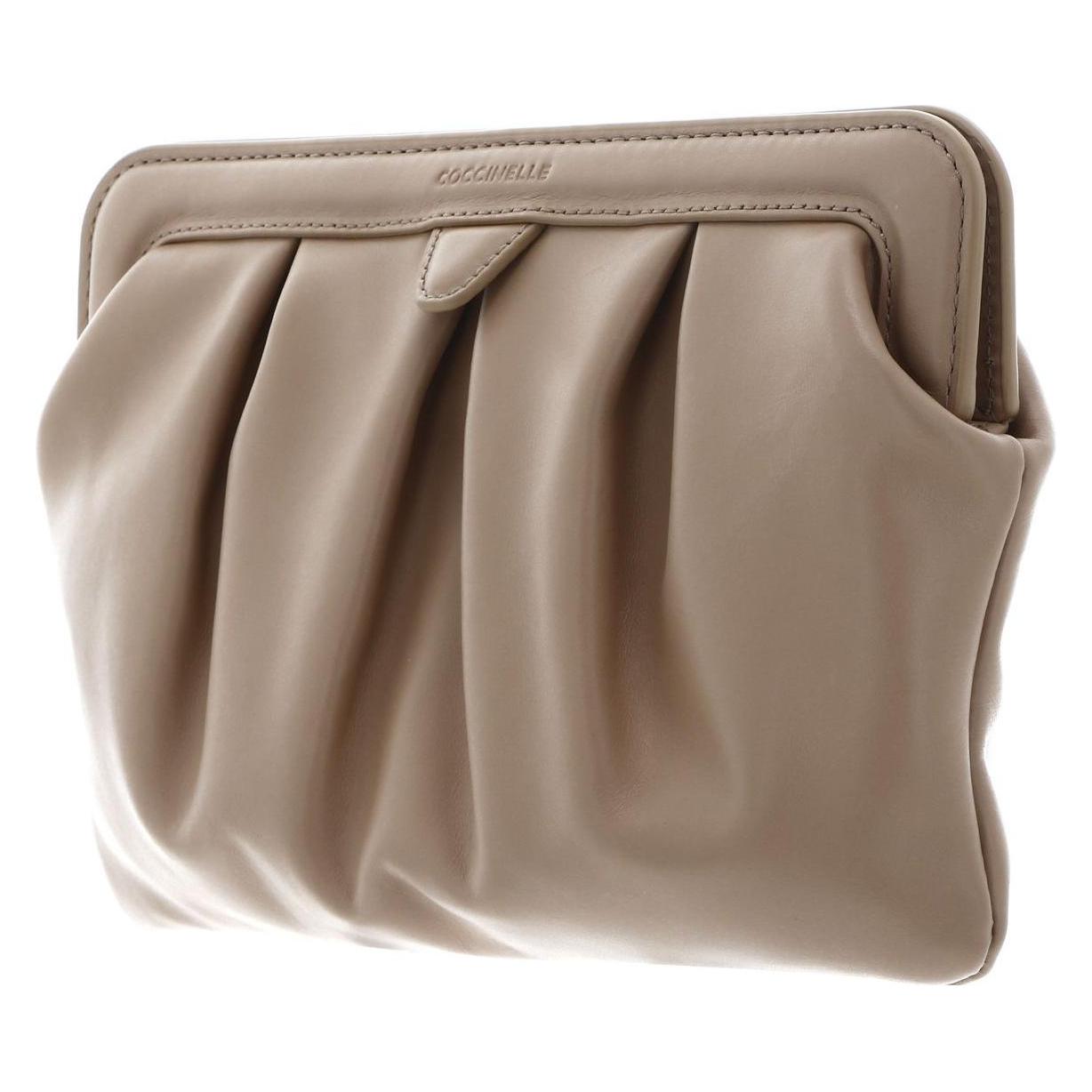 Coccinelle, Damen, Handtasche, Diletta Handbag Smooth Calf Leather Soft, Beige