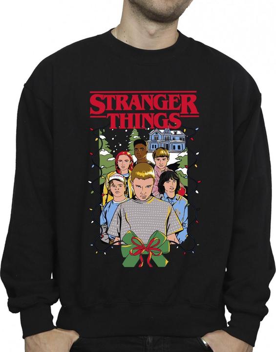 Produktbild Netflix Stranger Things Christmas Poster Sweatshirt (XL)