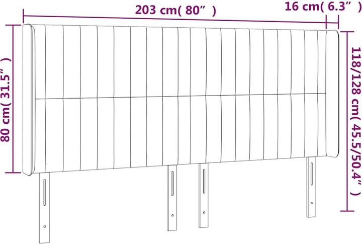 Image du produit vidaXL Harlem (203 x 16 x 128 cm)