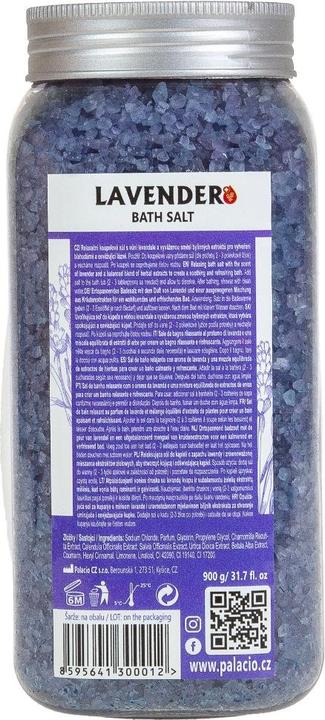 Produktbild Palacio Badesalz Lavendel, 900 g (Badesalz, 900 g)