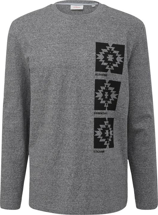 Actual product image s.Oliver T-Shirt Langarmshirt mit Frontprint (L)