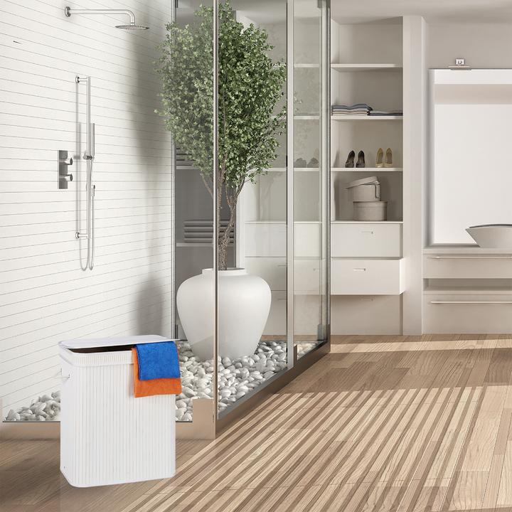 Actual product image Relaxdays Lidded Laundry Hamper (95 l)