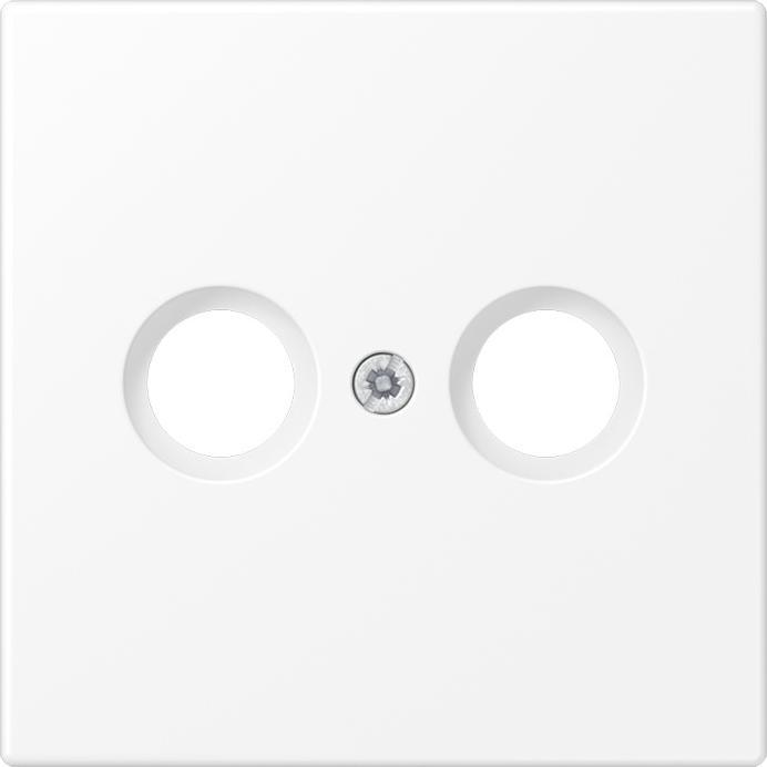 Actual product image JUNG Cover LS990TVWWM f. Antenna socket white