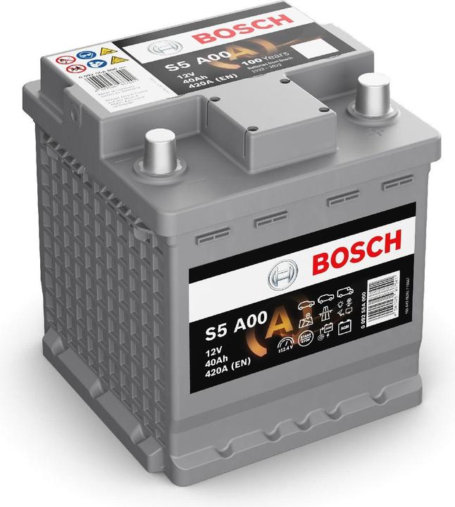 Produktbild Bosch Automotive AGM-Batterie S5 A00 12V 40Ah 420A (12 V, 40 Ah, 420 A)