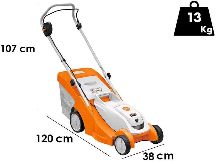 Actual product image Stihl RMA 239 AkkuRasenmäher36V 5Ah, Schnittbreite 37 cm (Rechargeable battery operated)