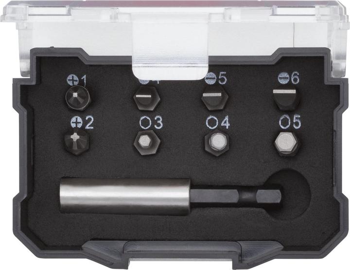 Produktbild Gedore Red red R33005009 Bit-Box 1/4 PH+SL+6-kant+Bithalter 9-teilig (Innensechskant)
