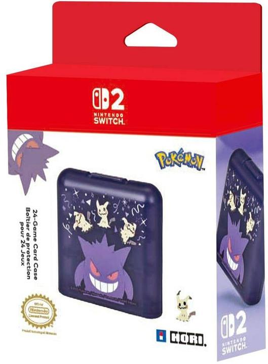 Actual product image HORI Game Card Case Protective Cover 24 Gengar + Mimigma (Switch, Switch 2, Switch Lite, Switch OLED)