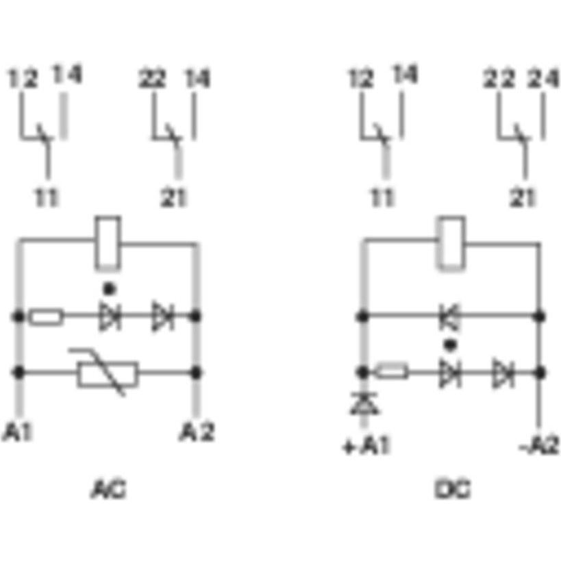 Thumbnail - Finder 49.52.7.024.0050 Relaisbaustein Nennspannung: 24 V/DC Schaltstrom (max.):, Relais