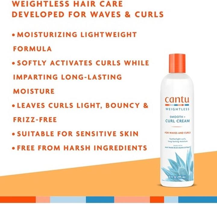 Immagine prodotto Cantu Weightless Smooth Curl Cream 295ml (295 ml)